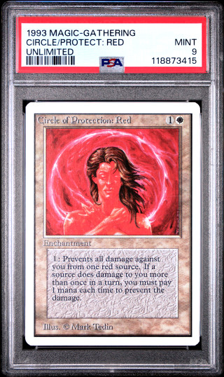 CIRCLE OF PROTECTION: RED Unlimited PSA 9
