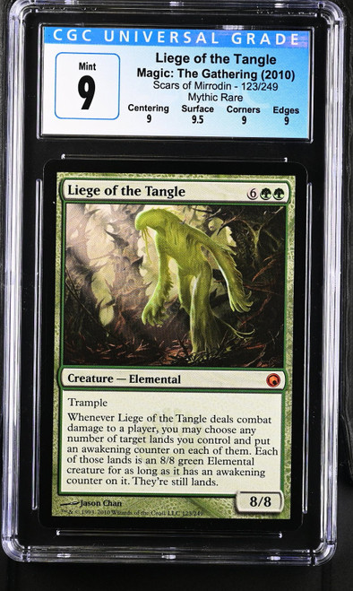 LIEGE OF THE TANGLE Scars of Mirrodin Mythic CGC 9.0 Q+ #4069352252