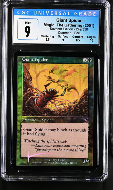 GIANT SPIDER 7th Edition Foil C CGC 9.0 #4069352026