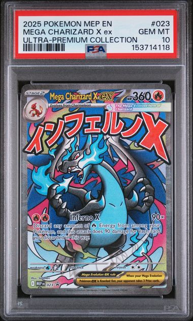 MEGA CHARIZARD X EX Black Star Promo Holo PSA 10