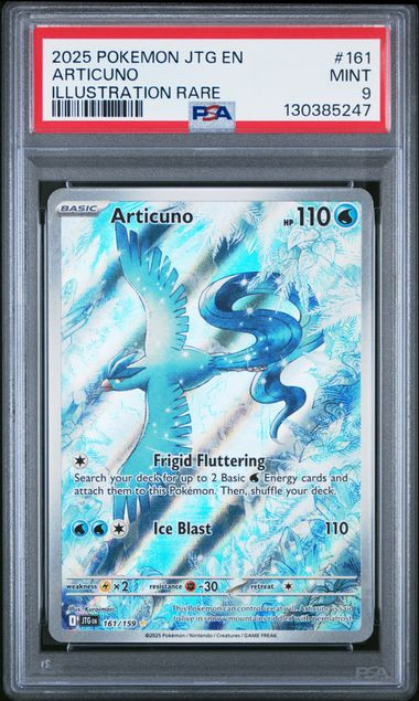 ARTICUNO Journey Together Illustration Rare #161 PSA 9