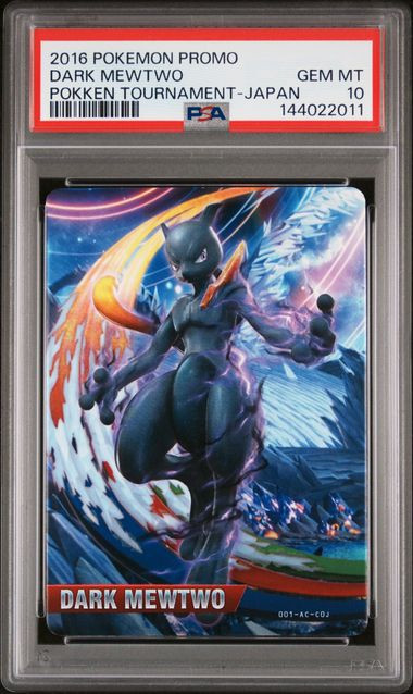 DARK MEWTWO Pokken Tournament Japan PSA 10