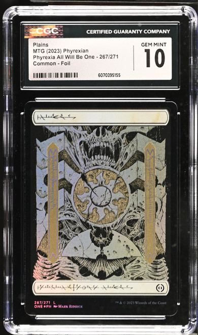 PLAINS Phyrexian Phyrexia: All Will Be One Foil CGC 10