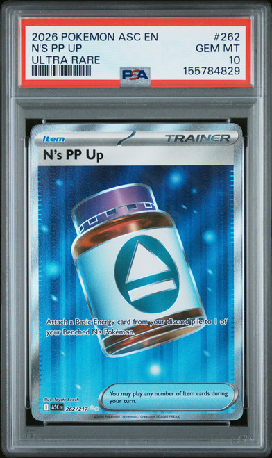 N'S PP UP Ascended Heroes Ultra Rare #262 PSA 10