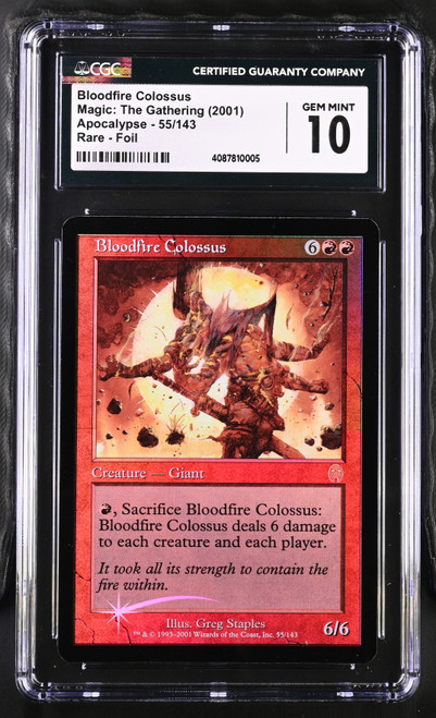 BLOODFIRE COLOSSUS Apocalypse Foil CGC 10