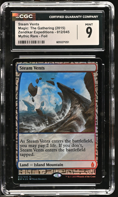 STEAM VENTS Masterpiece Series: Expeditions Foil (BFZ Expeditions Foil) CGC 9
