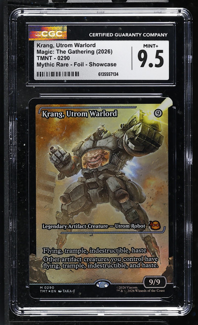 KRANG, UTROM WARLORD Teenage Mutant Ninja Turtles Foil (Japan Showcase) CGC 9.5