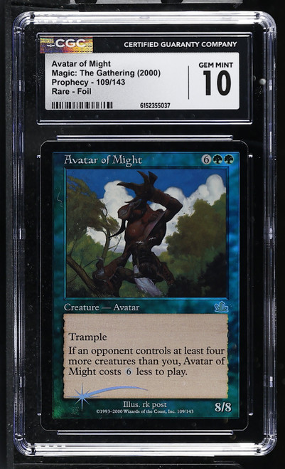 AVATAR OF MIGHT Prophecy Foil CGC 10