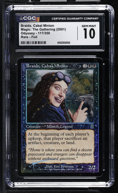 BRAIDS, CABAL MINION Odyssey Foil CGC 10