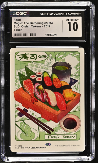 FOOD TOKEN SLD: Oishii! Tokens CGC 10 - Nostalgium