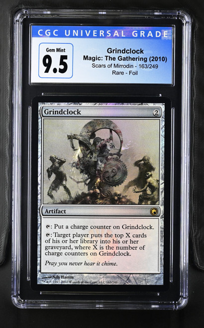 GRINDCLOCK Scars of Mirrodin Foil Rare CGC 9.5 #4126539277