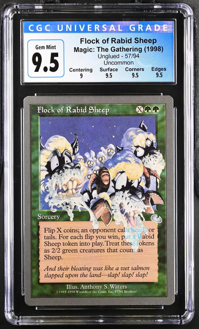 FLOCK OF RABID SHEEP Unglued U CGC 9.5 #4037781030