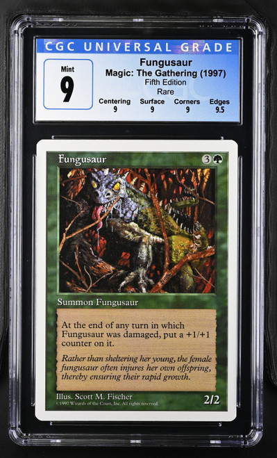 FUNGUSAUR 5th Edition Rare CGC 9 Q+ #4151141095