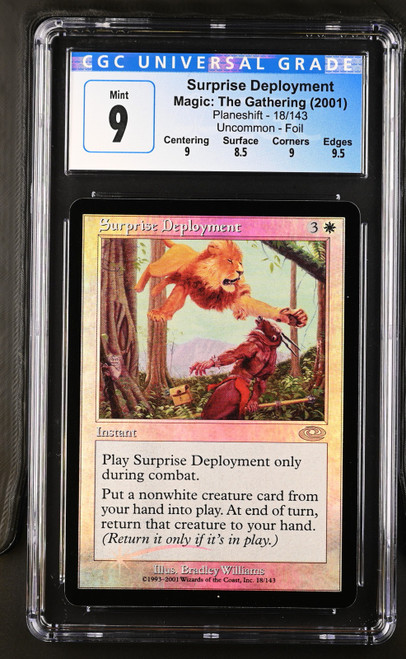 SURPRISE DEPLOYMENT Planeshift Foil U CGC 9.0 #4087810289