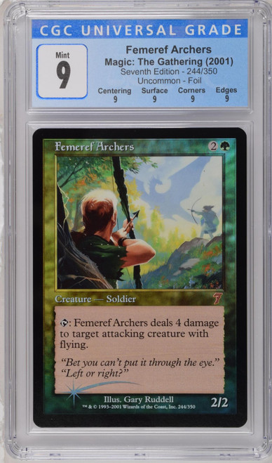 FEMEREF ARCHERS 7th Edition Foil U CGC 9.0 Q #3847155132