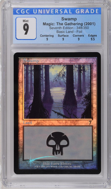 SWAMP 7th Edition Foil CGC 9.0 Q+ #3847155289