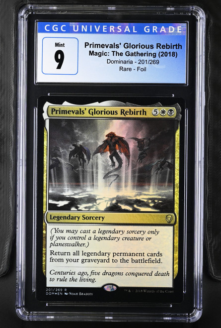 JAYA'S IMMOLATING INFERNO Dominaria Foil Rare CGC 9 #4126539053