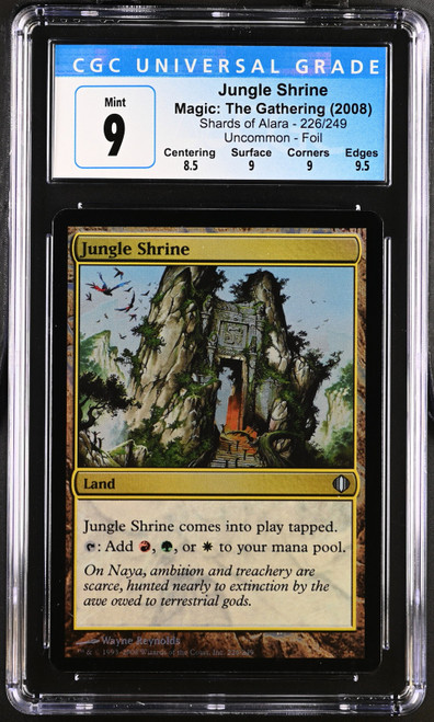 JUNGLE SHRINE Shards of Alara Foil U CGC 9.0 #3908338154