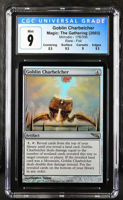 GOBLIN CHARBELCHER Mirrodin Foil Rare CGC 9.0 #3991408105