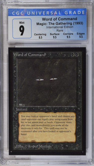 WORD OF COMMAND Collectors Ed Intl Rare RL CGC 9.0 #3940656338