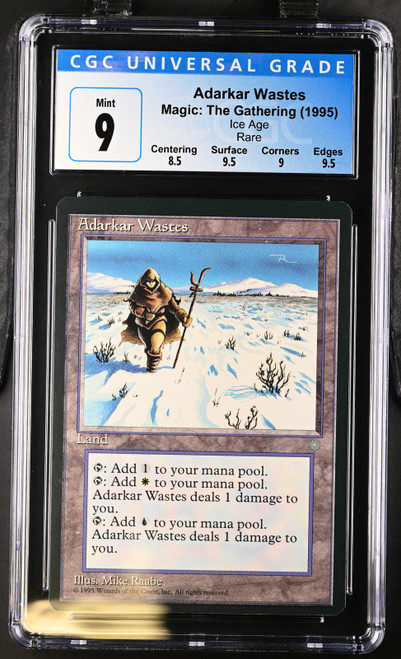 ADARKAR WASTES Ice Age Rare CGC 9.0 #4046135002