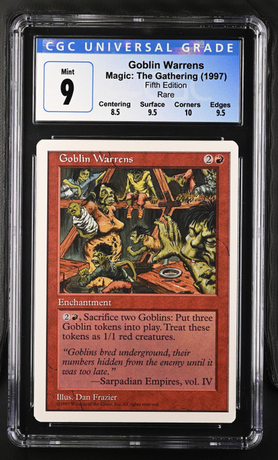 GOBLIN WARRENS 5th Edition Rare CGC 9 #4151141076