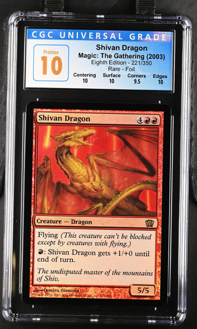 SHIVAN DRAGON 8th Edition Foil Rare CGC 10 #3993254175