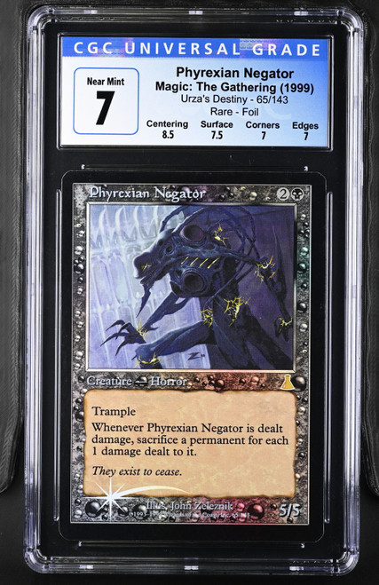 PHYREXIAN NEGATOR Urza's Destiny Foil Rare RL CGC 7 Q++ #4181486069