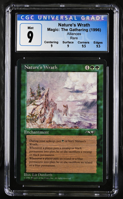 NATURE'S WRATH Alliances Rare RL CGC 9 Q++ #4185920100