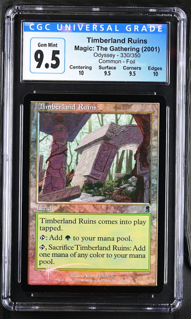 TIMBERLAND RUINS Odyssey Foil C CGC 9.5 Q++ #4089748221