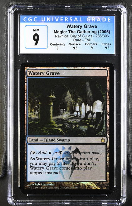 WATERY GRAVE Ravnica Foil CGC 9.0 Q++ #3992204221