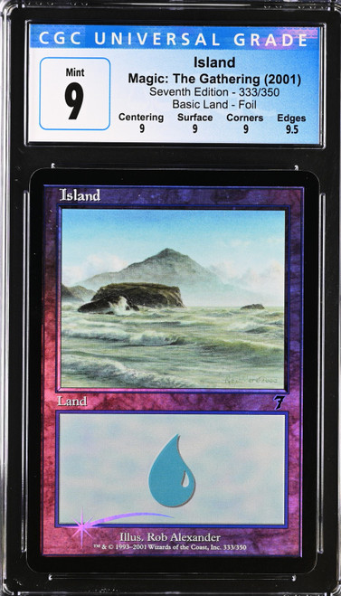 ISLAND 7th Edition Foil CGC 9.0 Q+ #3918289114