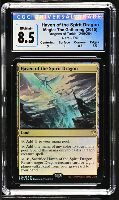 HAVEN OF THE SPIRIT DRAGON Dragons of Tarkir Foil CGC 8.5 Q++ #4237888022