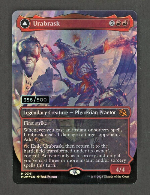 URABRASK THE GREAT WORK Multiverse Legends Foil Serialized 356/500 NM