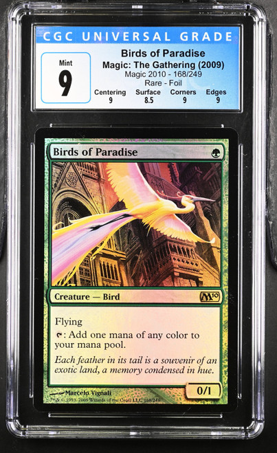 BIRDS OF PARADISE 2010 Core Set Foil CGC 9 #3991265003