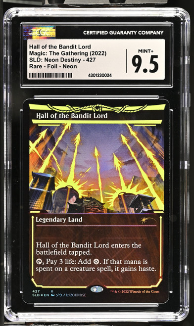 HALL OF THE BANDIT LORD Secret Lair Foil (Neon Ink Foil) CGC 9.5 #4301230024