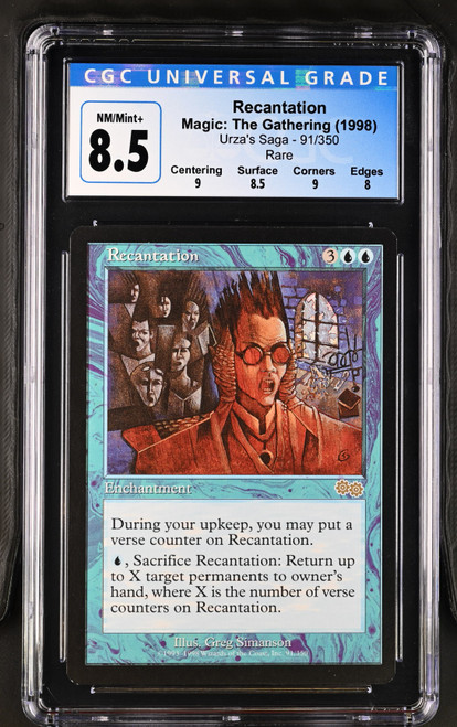 RECANTATION Urza's Saga CGC 8.5 #4195179042