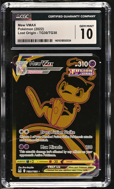 MEW VMAX Lost Origin Holo CGC 10 #1401018550034