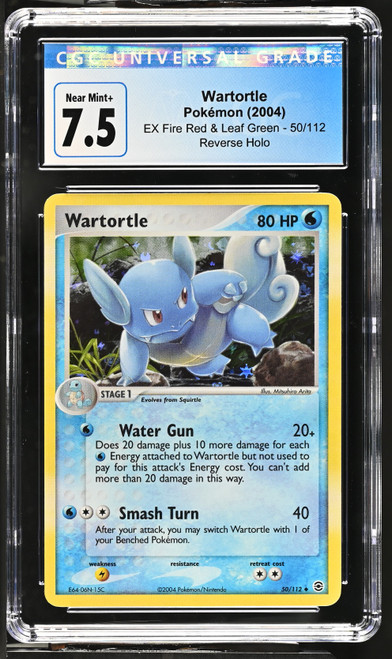 WARTORTLE FireRed & LeafGreen Reverse Holo CGC 7.5 #4271288026