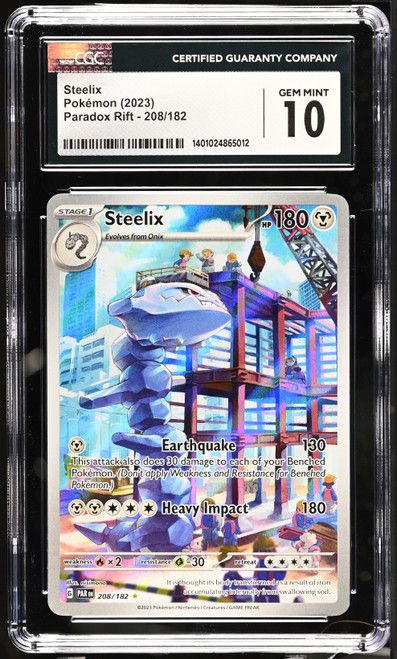STEELIX Paradox Rift Holo CGC 10 #1401024865012