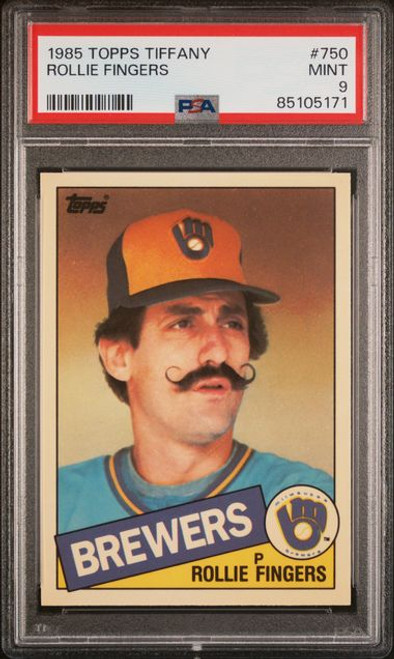 ROLLIE FINGERS 750 1985 Topps Tiffany PSA 9 #85105171