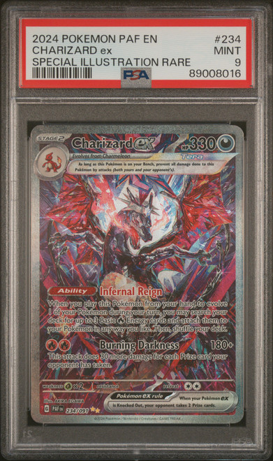 CHARIZARD EX Paldean Fates Holo PSA 9 #89008016