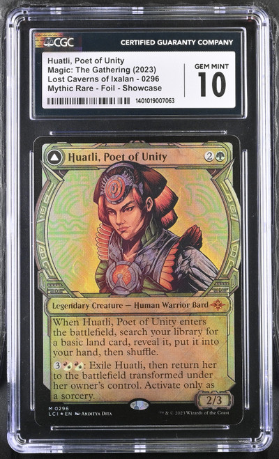 HUATLI, POET OF UNITY The Lost Caverns of Ixalan Showcase Foil CGC 10 #1401019007063