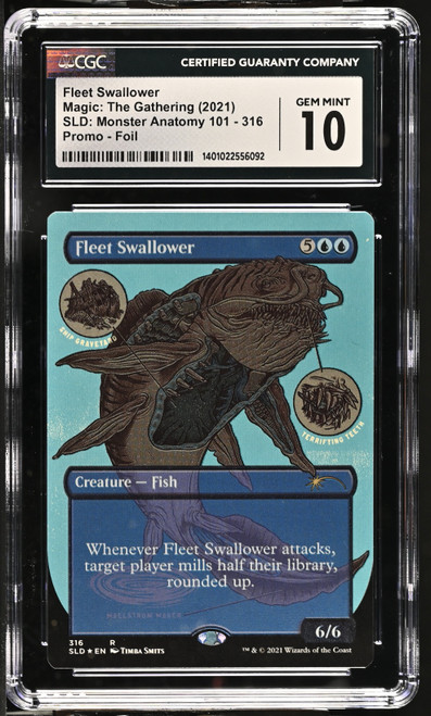 FLEET SWALLOWER Secret Lair Etched CGC 10 #1401022556092