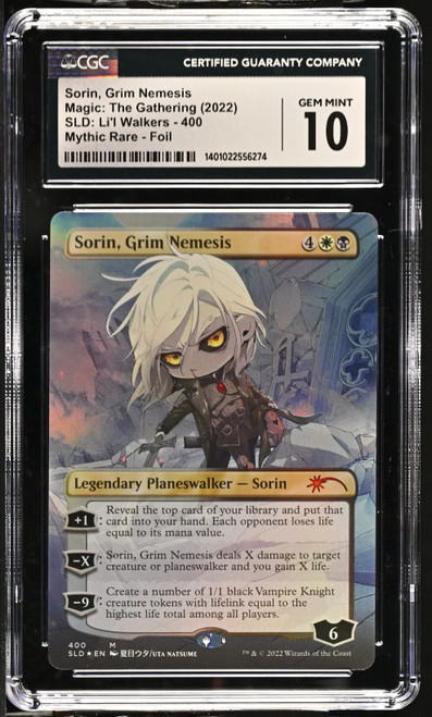 SORIN, GRIM NEMESIS Secret Lair Foil CGC 10 #1401022556274