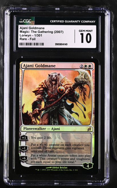 AJANI GOLDMANE Lorwyn Foil CGC 10 #3985804149