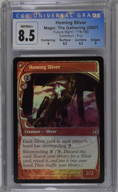 HOMING SLIVER Future Sight Foil CGC 8.5 Q++ #3905730015