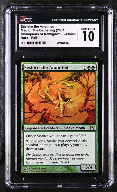 DOSAN THE FALLING LEAF Champions of Kamigawa Foil CGC 10 - Nostalgium