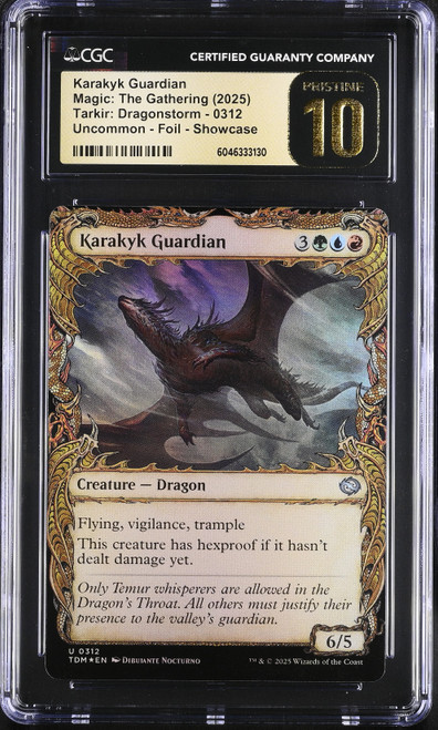 BREACHING DRAGONSTORM Tarkir: Dragonstorm Showcase Foil CGC 10