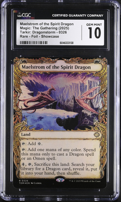 BREACHING DRAGONSTORM Tarkir: Dragonstorm Showcase Foil CGC 10